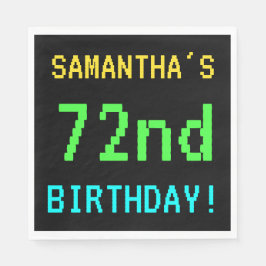 Fun /Retro Video Game Kijk 72e verjaardag Servetten