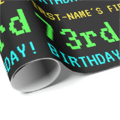 Fun /Retro Video Game Kijk 73rd Birthday Cadeaupapier (Rol Hoek)