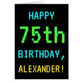 Fun /Retro Video Game Kijk 75th Birthday (Voorkant)