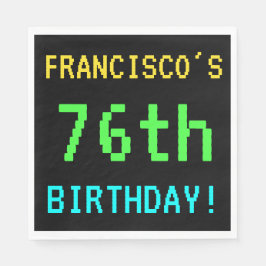 Fun /Retro Video Game Kijk 76e verjaardag Servetten