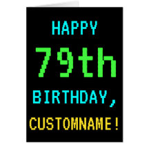 Fun /Retro Video Game Kijk 79th Birthday