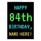 Fun /Retro Video Game Kijk 84th Birthday (Voorkant)