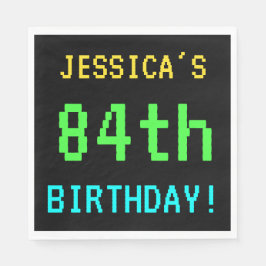 Fun /Retro Video Game Kijk 84th Birthday Servetten