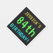 Fun /Retro Video Game Kijk 84th Birthday Servetten (Hoek)