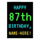 Fun /Retro Video Game: kijk 87e verjaardag (Voorkant)