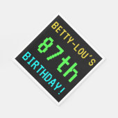 Fun /Retro Video Game: kijk 87e verjaardag Servet (Hoek)