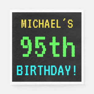 Fun /Retro Video Game Kijk 95th Birthday Servetten