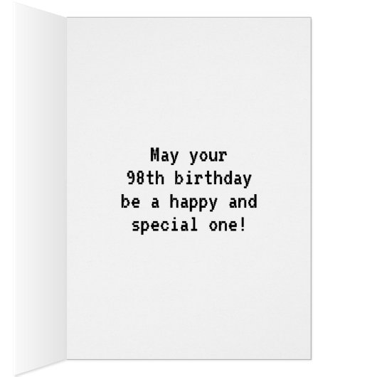 Fun /Retro Video Game Kijk 98th Birthday (Binnen (Rechts))