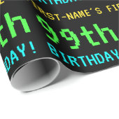 Fun /Retro Video Game Kijk 99th Birthday Cadeaupapier (Rol Hoek)