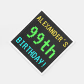 Fun /Retro Video Game Kijk 99th Birthday Servetten (Hoek)