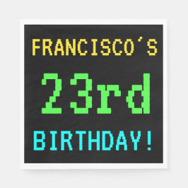 Fun /Retro Video Game Kijk op 23 oktober Servet