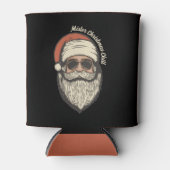 Fun Retro Vintage Sunglasses Santa Holiday Blikjeskoeler (Voorkant)