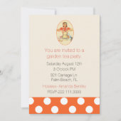 Fun Retro Woman Cooking Party - Uitnodiging (Voorkant)