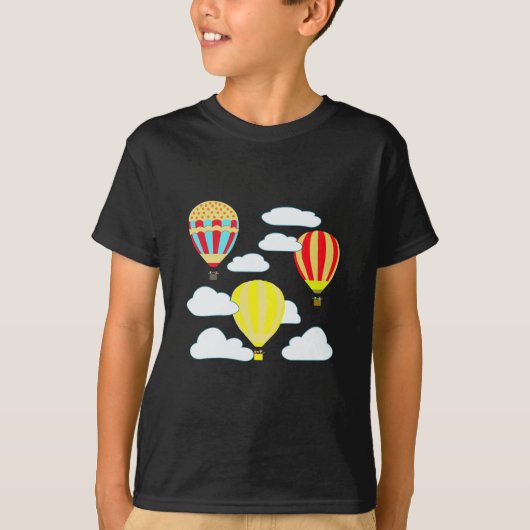Fun Rising High met Hot Air Ballon T-shirt (Voorkant)
