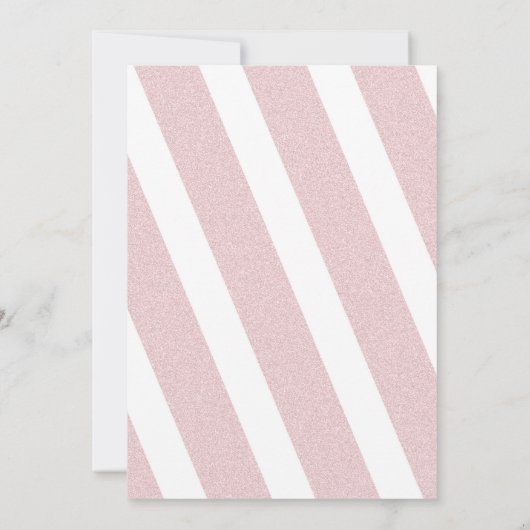 FUN RN afstuderen nodigt zwarte roze glitter uit Kaart (Achterkant)