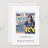 Fun RN afstuderen van verpleegkundige Kaart (Achterkant)