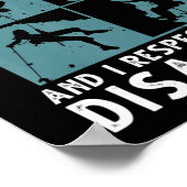 Fun Rock-beklimkunst voor mannen vrouwen die cli v Poster (Hoek)