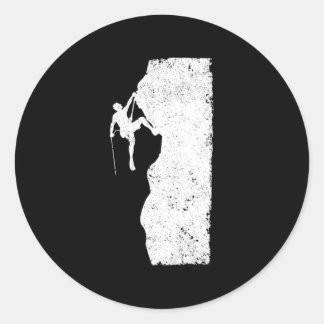 Fun Rock-klimberbergbeklimmer Bouldering Moun Ronde Sticker