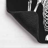 Fun Rocker Skeleton Hand Rock on Costume Halloween Muismat (Hoek)