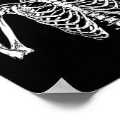 Fun Rocker Skeleton Hand Rock on Costume Halloween Poster (Hoek)