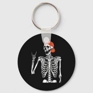 Fun Rocker Skeleton Hand Rock on Costume Halloween Sleutelhanger