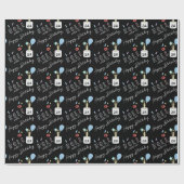 Fun Roll met it Covid Toilet Paper Birthday Cake Cadeaupapier (Vlak)