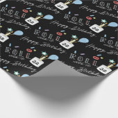 Fun Roll met it Covid Toilet Paper Birthday Cake Cadeaupapier (Hoek)