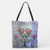 Fun Roos Jeans Kijk Tote Bag (Achterkant)
