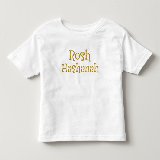Fun Rosh Hashanah Design Kinder Shirts (Voorkant)