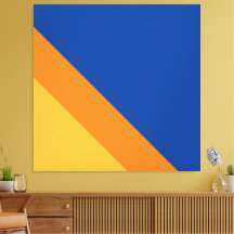 Fun Royal Navy Blauw Sinaasappel Geel Racing Strip