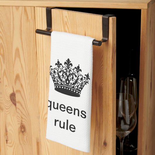 Fun Royal "Queens Rule" Theedoek (Derde Gevouwen)