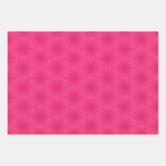 Fun roze en groen modern design inpakpapier vel (Voorkant 3)