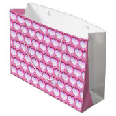 Fun roze harten - groot cadeauzakje (Achterkant Gekanteld)