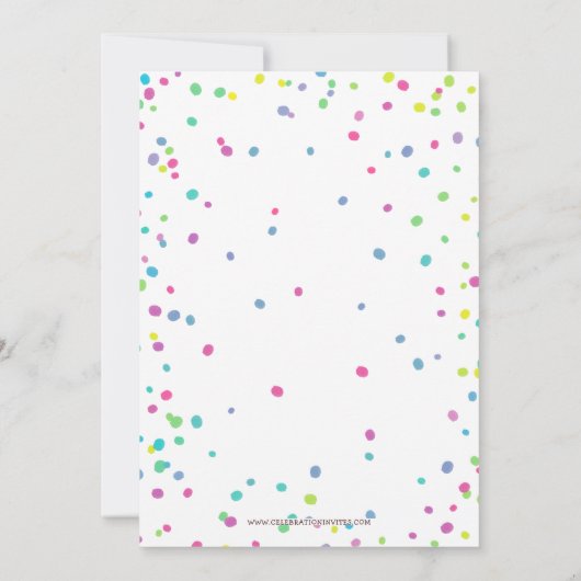 Fun roze paarse blue donuts verjaardagsfeest kaart (Achterkant)