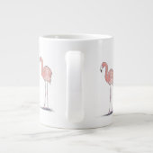 Fun roze pen en inktkleur Tekening Grote Koffiekop (Achterkant)