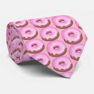 Fun roze stropdas voor gebundelde bakkerij