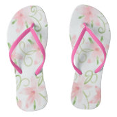 Fun roze Teenslippers (Voetbed)