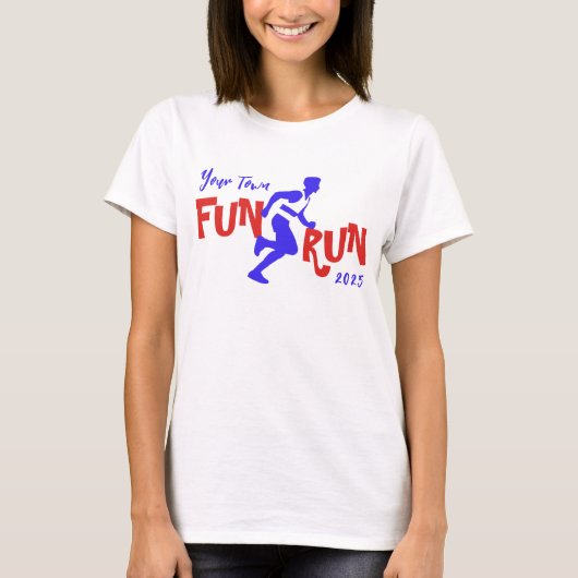 Fun Run Design T-shirt (Voorkant)