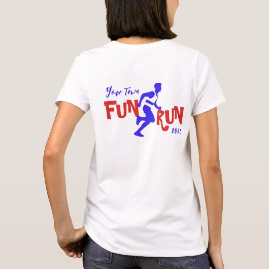 Fun Run Design T-shirt (Achterkant)