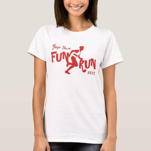 Fun Run Design T-shirt (Voorkant)