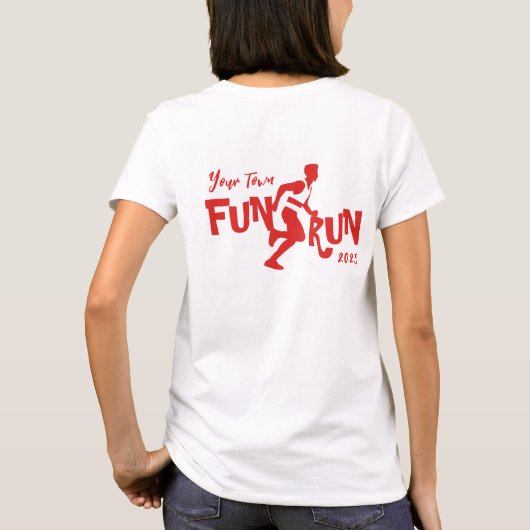 Fun Run Design T-shirt (Achterkant)