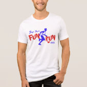 Fun Run Design Tri-Blend Shirt (Voorkant)