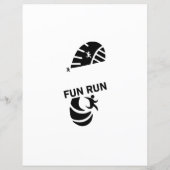 Fun Run Event Want Charity Promotion Prize (Achterkant)