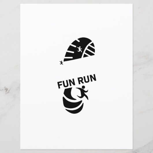 Fun Run Event Want Charity Promotion Prize (Achterkant)