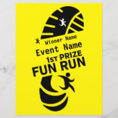 Fun Run Event Want Charity Promotion Prize (Voorkant)