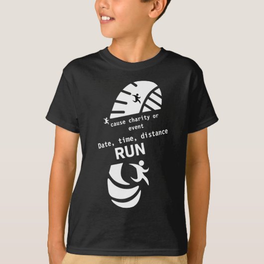 Fun Run Event Want Charity Promotion Prize 2-to-1 T-shirt (Voorkant)