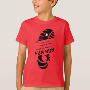 Fun Run Event Want Charity Promotion T-Shirt