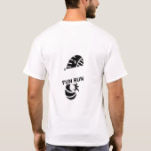 Fun Run Event Want Charity Promotion T-Shirt (Achterkant)