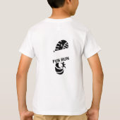 Fun Run Event Want Charity Promotion T-Shirt (Achterkant)
