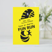 Fun Run Event Want Charity Promotion T-Shirt dan Bedankkaart (Staand voorkant)